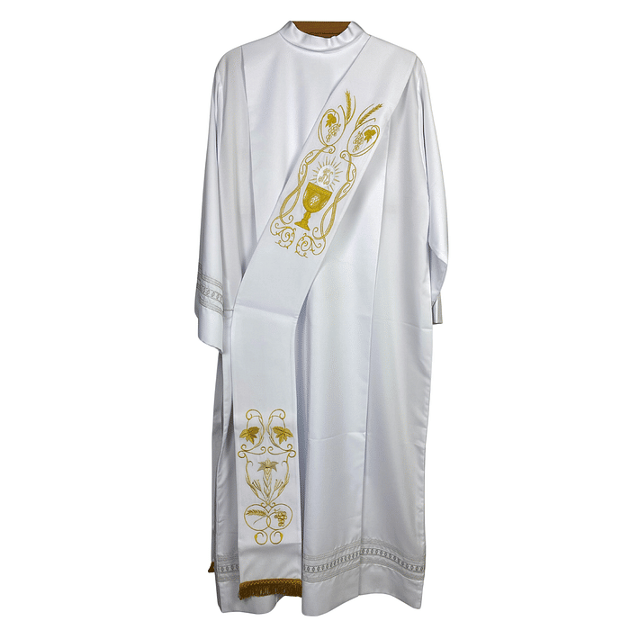 Estola Diaconal Bordada Tamanho M
