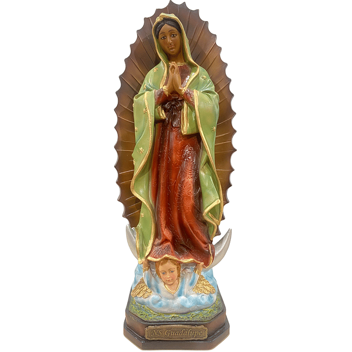 Imagem de Nossa Senhora de Guadalupe de Resina 33 cm