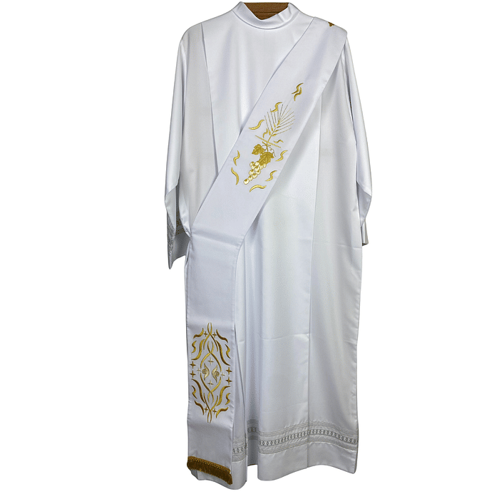 Estola Diaconal Bordada Tamanho M