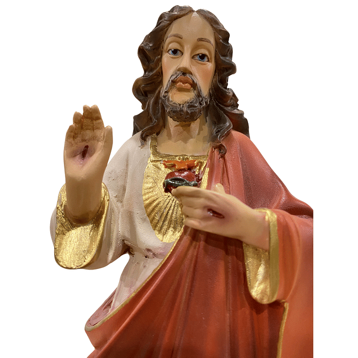 Imagem do Sagrado Coração de Jesus de Resina 30 cm