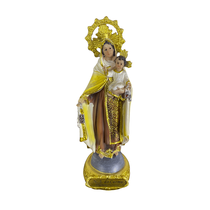 Imagem de Nossa Senhora do Carmo de Resina Importada 13 cm