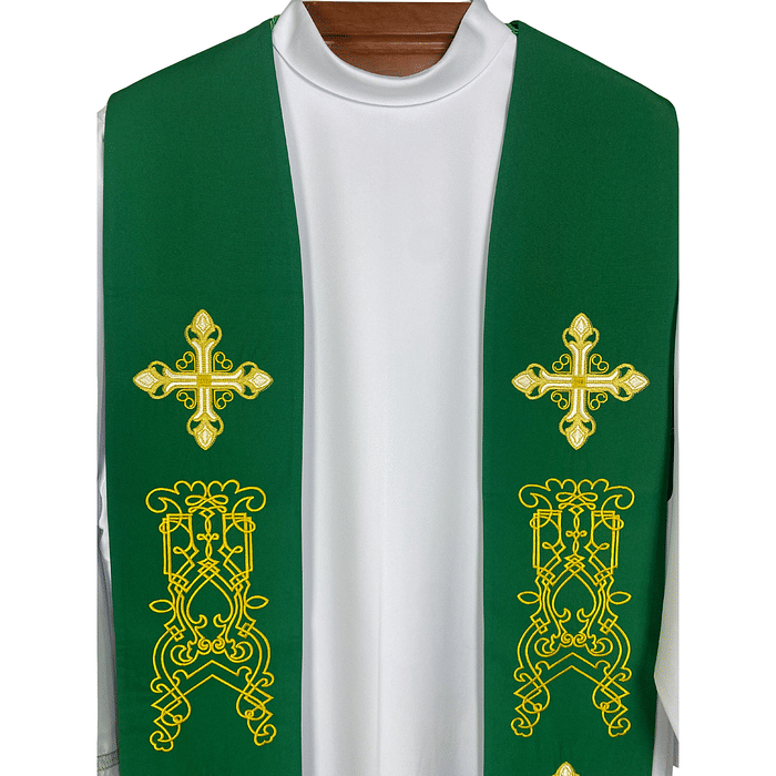 Estola Sacerdotal Bordada Tamanho M