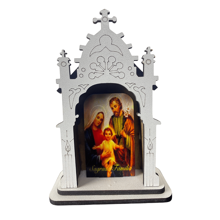 Capela de Sagrada Família em MDF 10cm