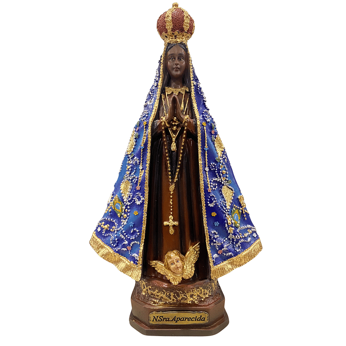 Imagem de Nossa Senhora Aparecida de Resina 23 cm