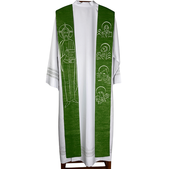 Estola Sacerdotal Bordada Tamanho M