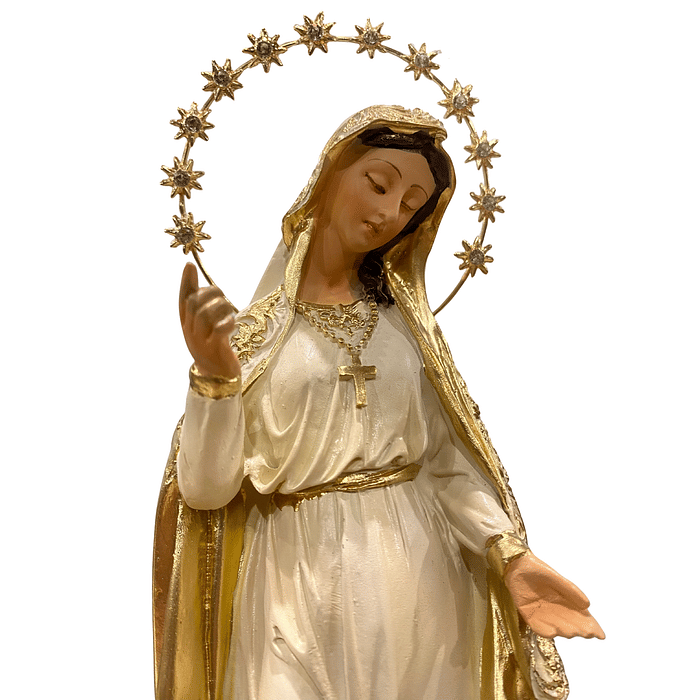 Imagem de Nossa Senhora de Fátima de Resina 33 cm