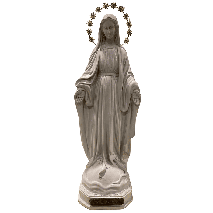 Imagem de Nossa Senhora das Graças de Mármore 33 cm