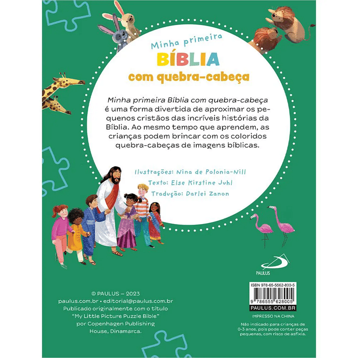 Minha Primeira Bíblia com Quebra-Cabeça