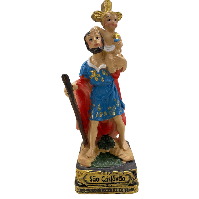 Imagem de São Cristovão de Resina 10 cm