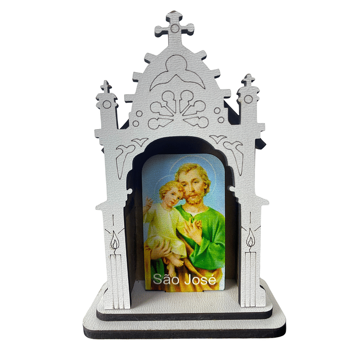Capela de São José em MDF 10cm
