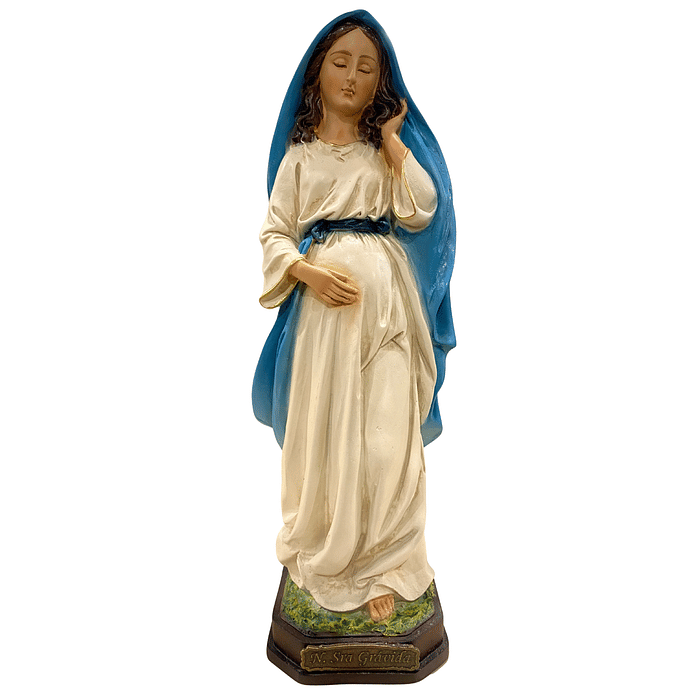 Imagem de Nossa Senhora Grávida de Resina 30 cm