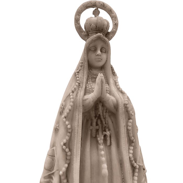 Imagem de Nossa Senhora Aparecida de Pó de Mármore 22 cm