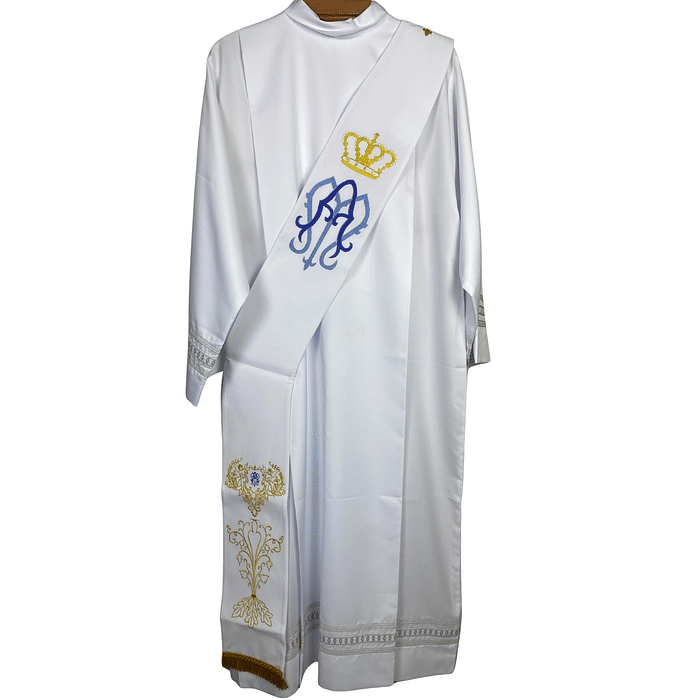 Estola Diaconal Bordada Tamanho M
