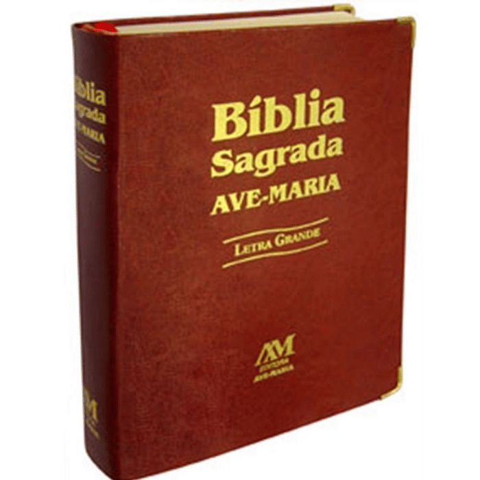 Bíblia Letra Grande - Marrom