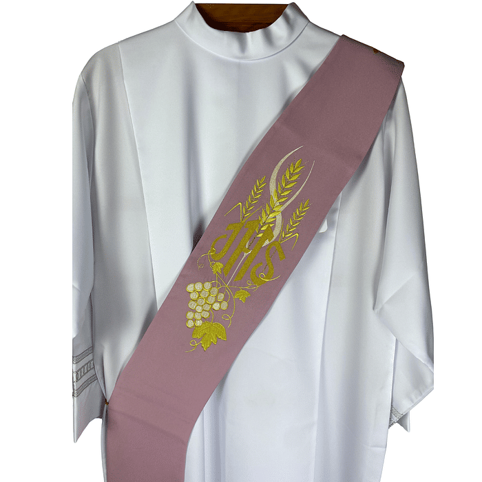 Estola Diaconal Bordada Tamanho M