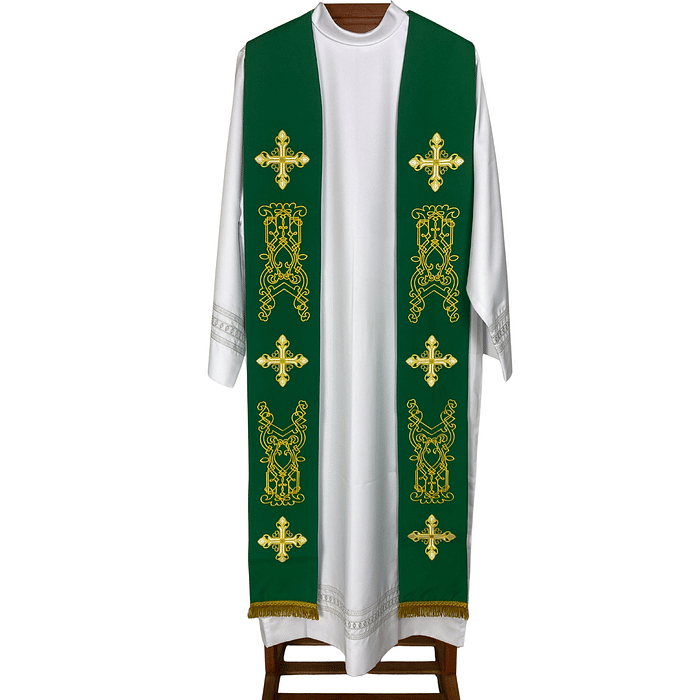 Estola Sacerdotal Bordada Tamanho M
