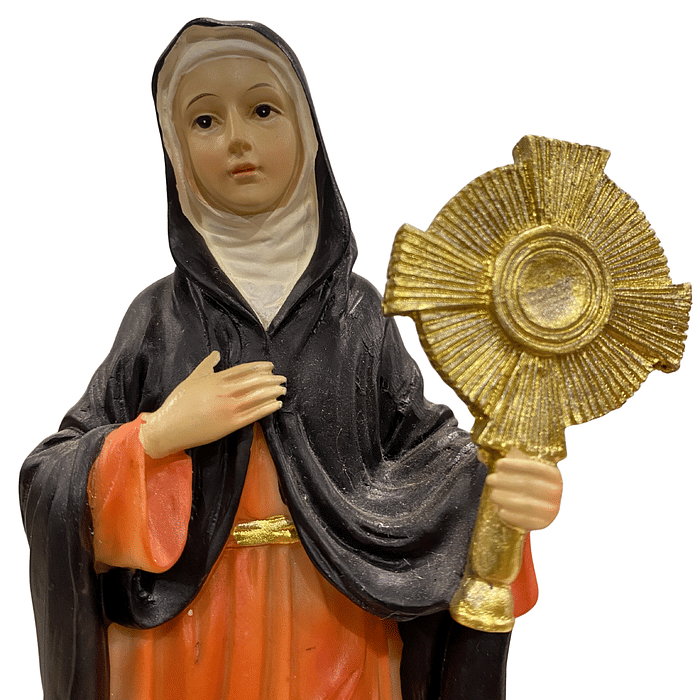 Imagem de Santa Clara de Resina 20 cm
