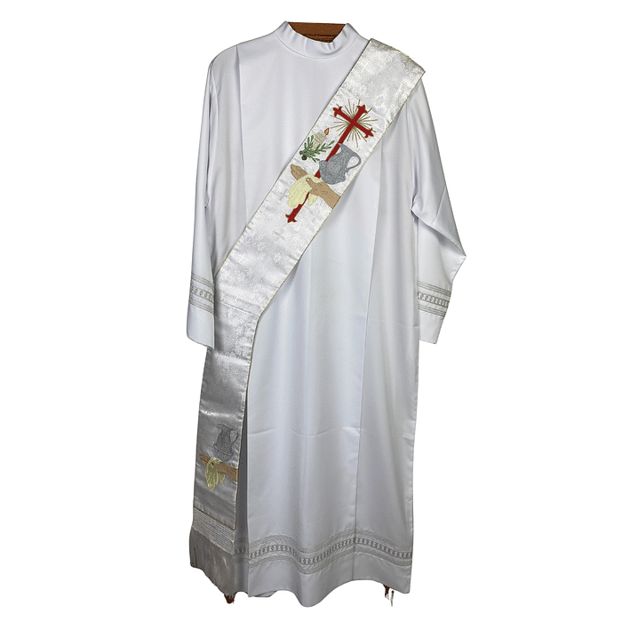 Estola Diaconal Bordada Tamanho M