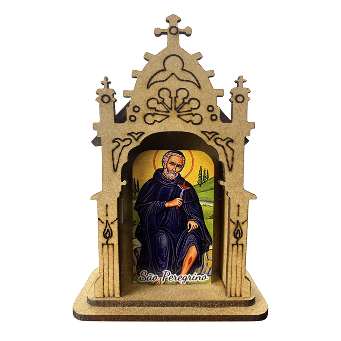 Capela de São Peregrino em MDF 10 cm