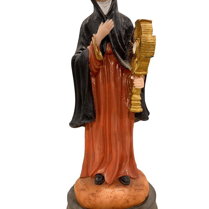 Imagem de Santa Clara de Resina 15 cm