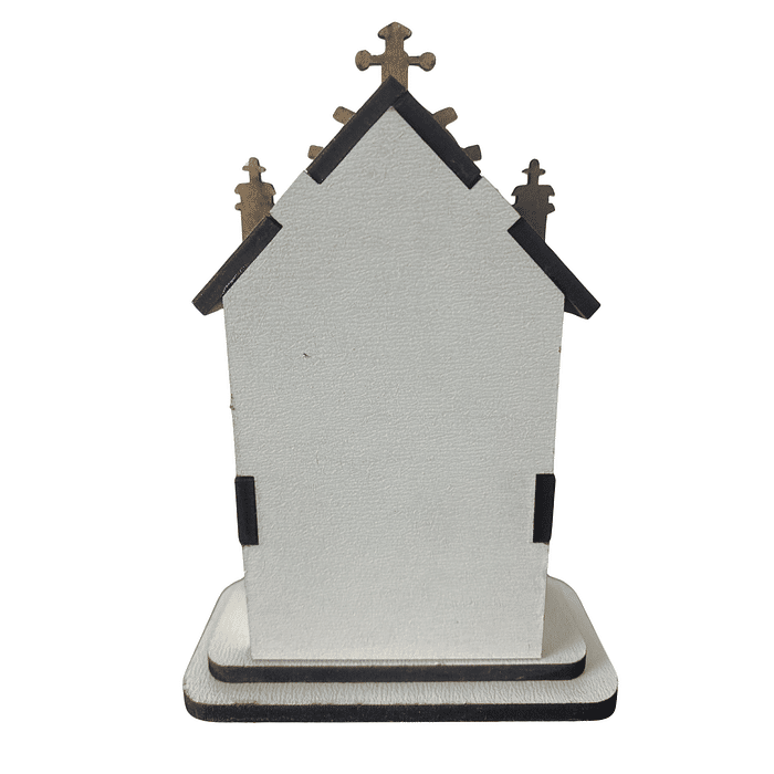 Capela de Jesus Misericordioso em MDF 10 cm
