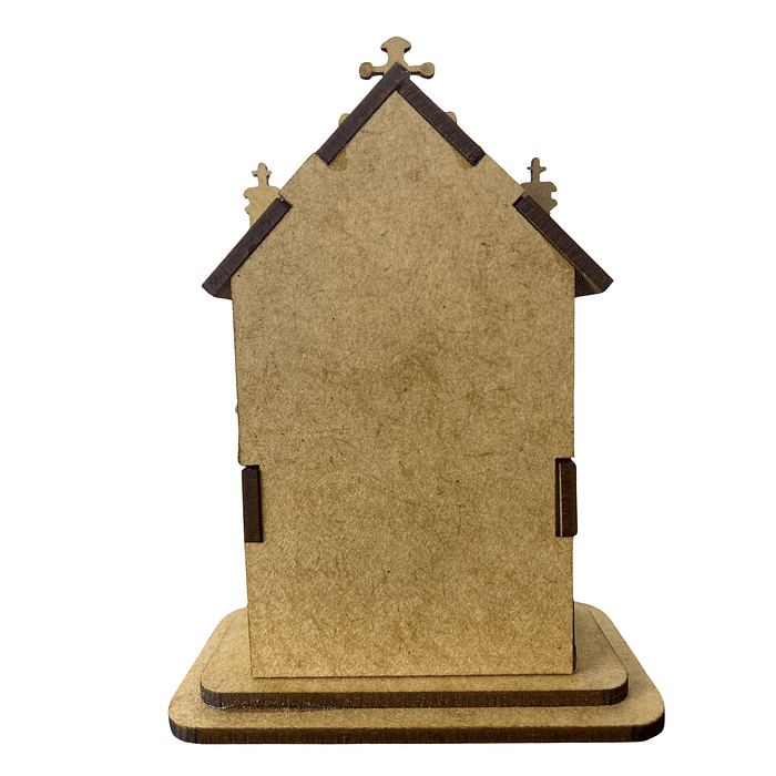 Capela de Vicente Paula em MDF 10cm