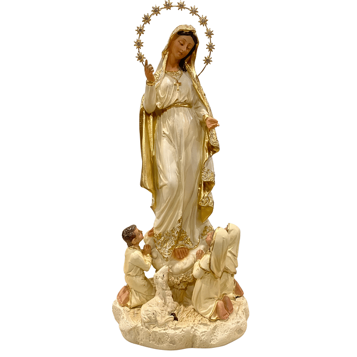 Imagem de Nossa Senhora de Fátima de Resina 33 cm