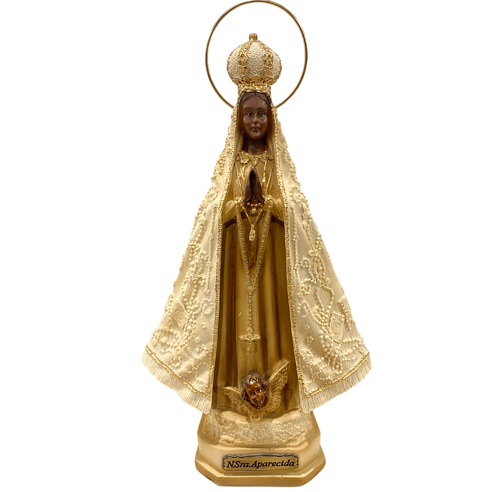 Imagem de Nossa Senhora Aparecida de Resina 25 cm