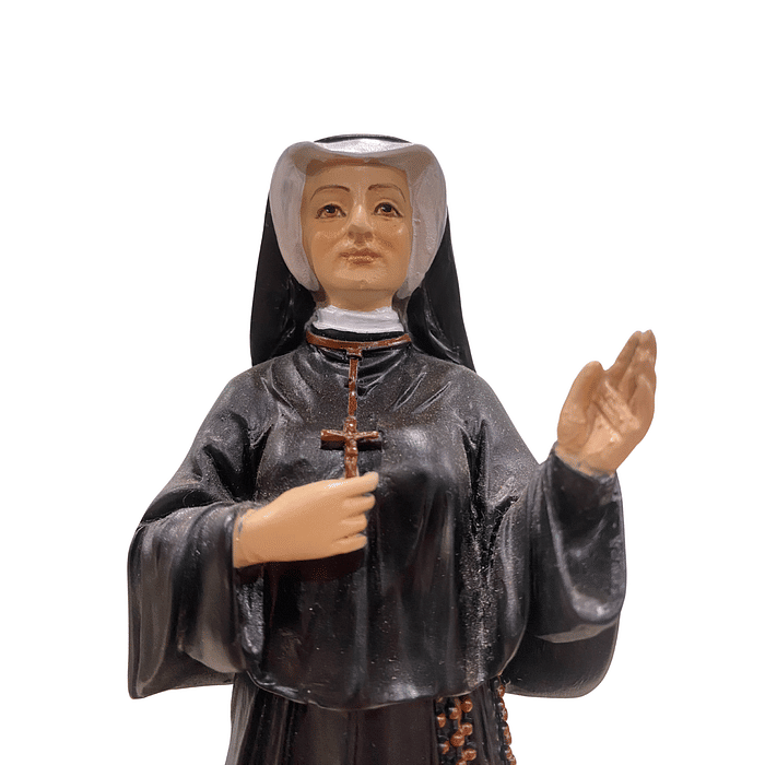 Imagem de Santa Faustina de Resina 21 cm