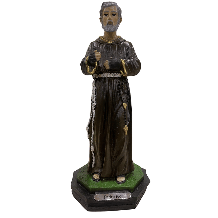Imagem de São Padre Pio de Resina 20 cm