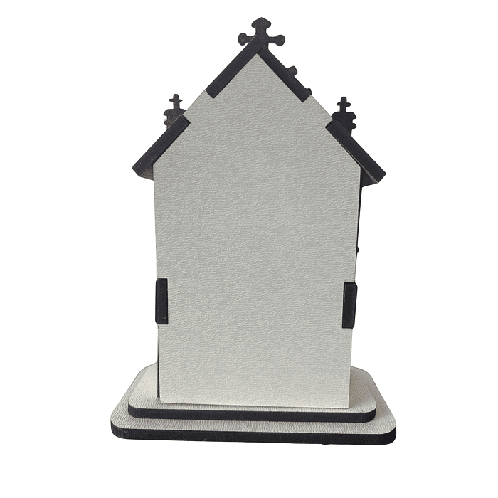 Capela de Nossa Senhora Aparecida em MDF 10 cm
