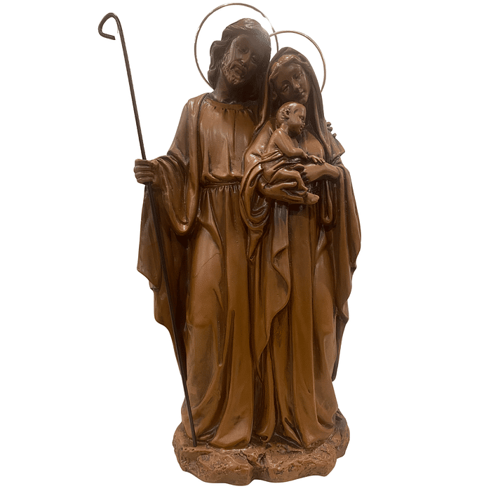 Imagem da Sagrada Família de Resina 31 cm