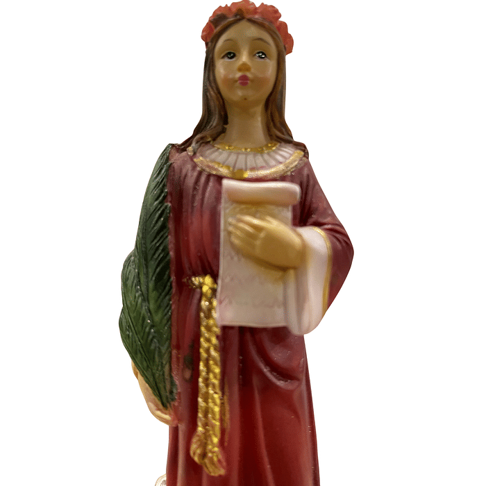 Imagem de Santa Cecília de Resina 16 cm