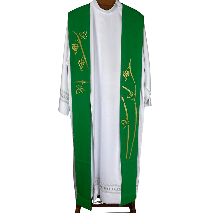 Estola Sacerdotal Bordada Tamanho G