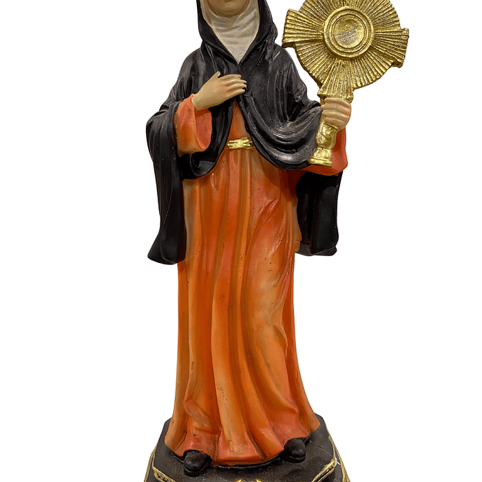 Imagem de Santa Clara de Resina 20 cm