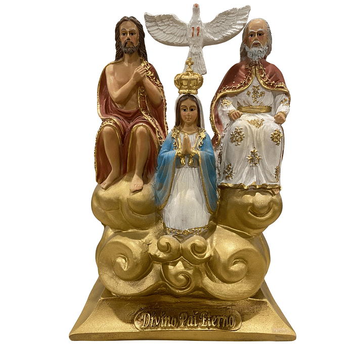 Imagem do Divino Pai Eterno de Resina 21 cm