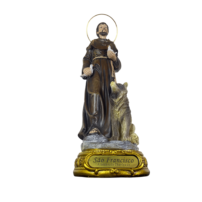 Imagem de São Francisco de Resina Importada 20 cm