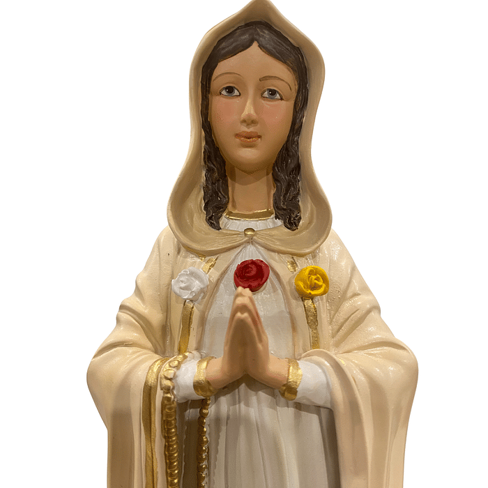 Imagem de N Sra da Rosa Mística de Resina 30 cm