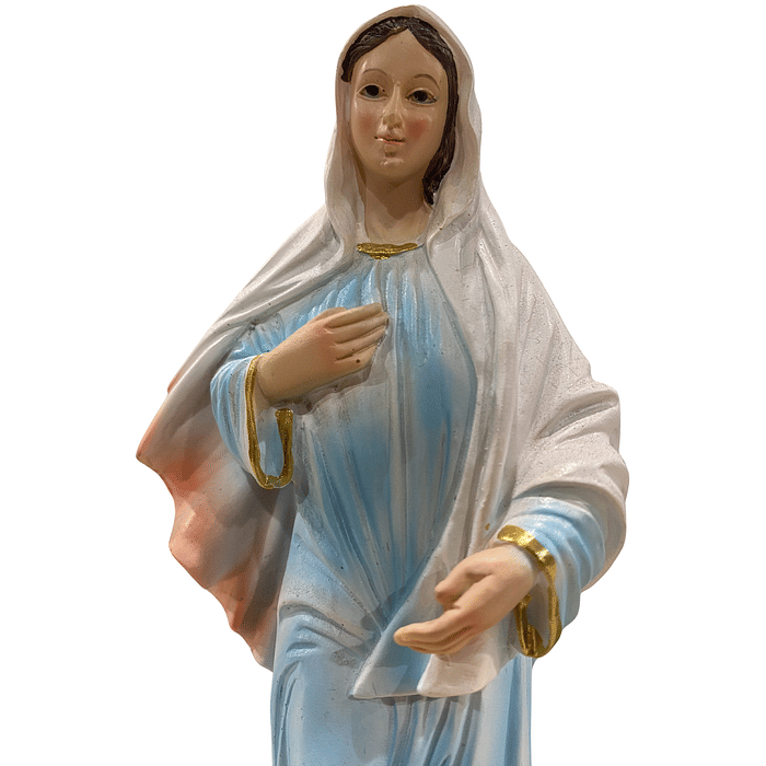 Imagem de N Sra Rainha da Paz de Resina 20 cm