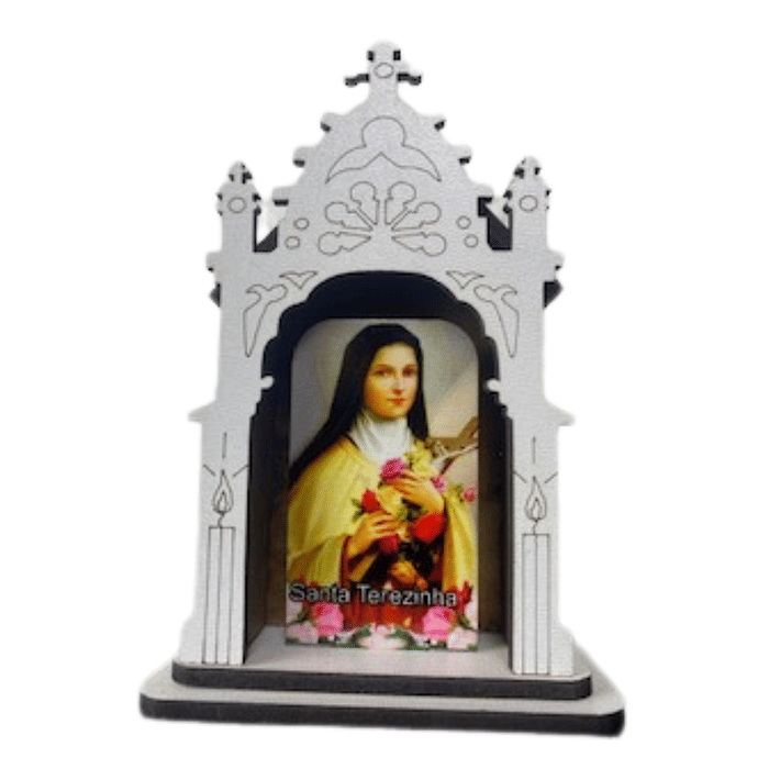 Capela de Santa Teresinha em MDF 10cm