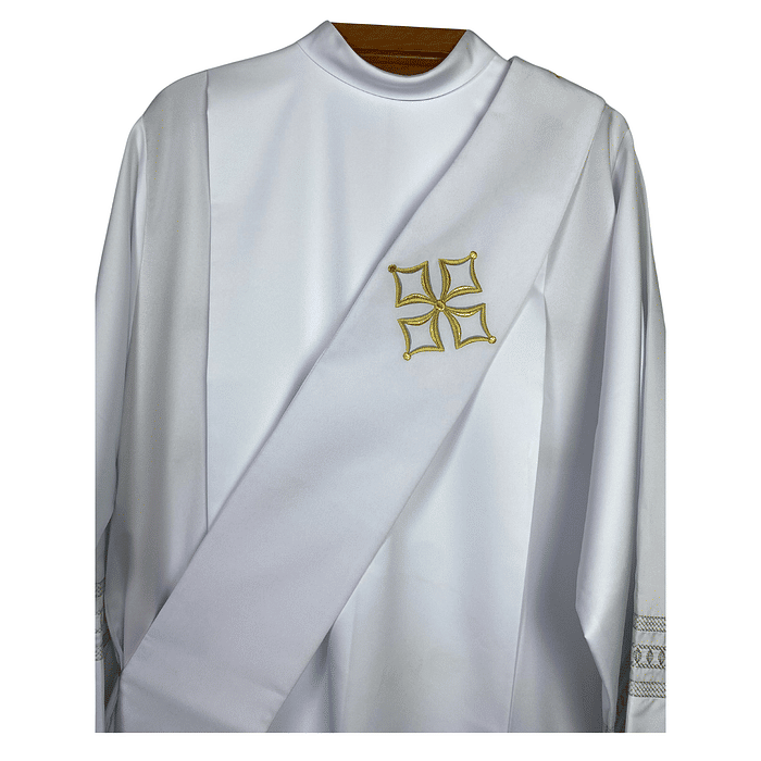 Estola Diaconal Bordada Tamanho M