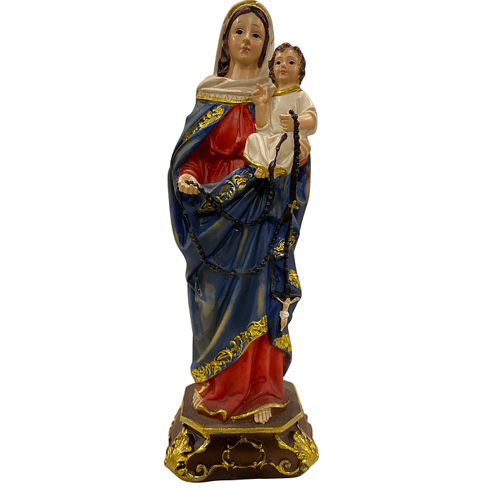 Imagem de Nossa Senhora do Rosário de Resina 20 cm