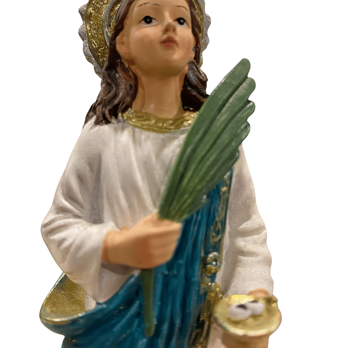 Imagem de Santa Luzia de Resina 17 cm