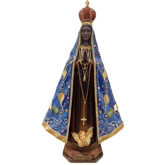 Imagem de Nossa Senhora Aparecida de Resina 45 cm