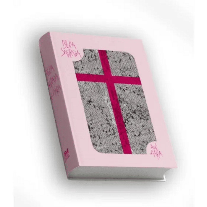 Bíblia Sagrada com Lantejoula - Rosa
