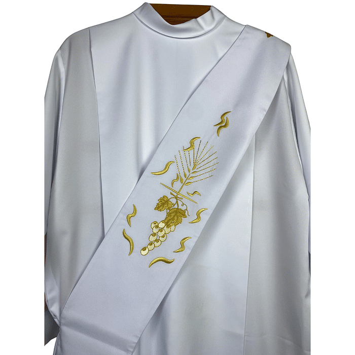 Estola Diaconal Bordada Tamanho M