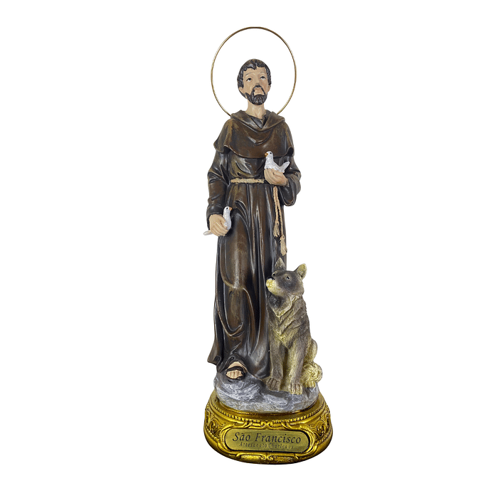 Imagem de São Francisco de Resina Importada 30 cm