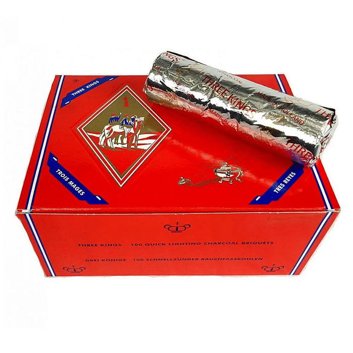 Carvão Litúrgico Holandês - 100 Pastilhas 33 MM