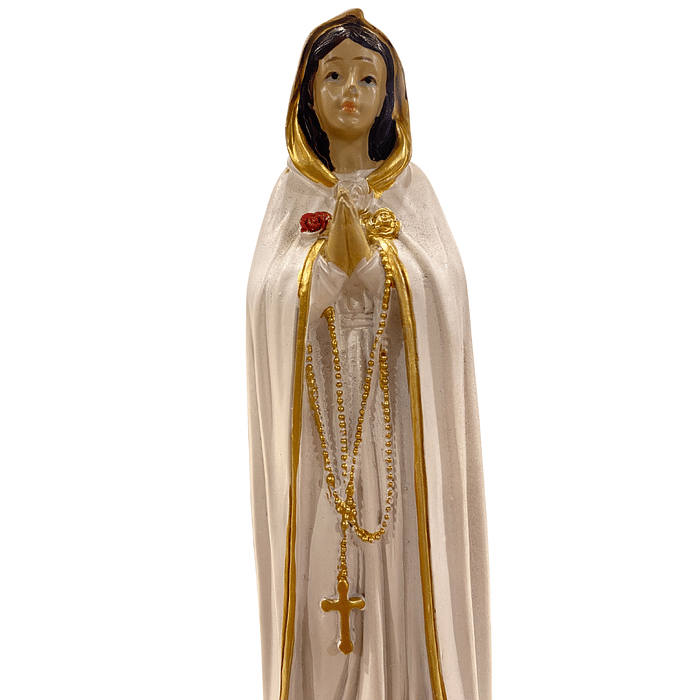 Imagem de N Sra da Rosa Mística de Resina 18 cm