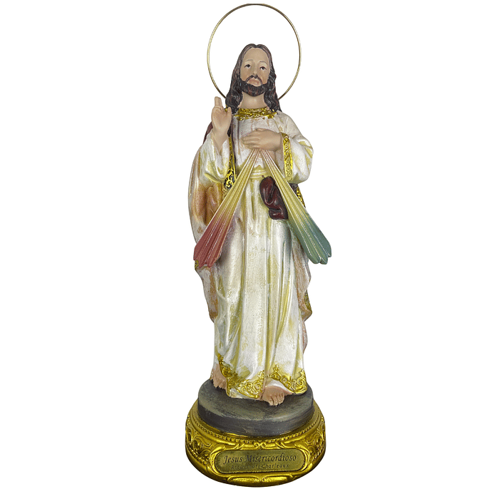 Imagem de Jesus Misericordioso de Resina 30cm